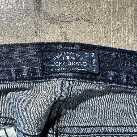 Lucky Brand 221 Original Straight Jeans Medium Wash Men’s 34xL Straight Leg - Picture 4 of 8